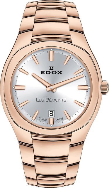 Edox Armbanduhr, Quarz, Edelstahl, 30 mm, Silber, Damen - Bild 1