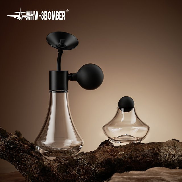 MHW-3BOMBER Kaffee-Aroma-Flasche und Präsentationsglas aus transparentem Glas zur Aufbewahrung und Verkostung von Kaffeebohnen - Bild 1