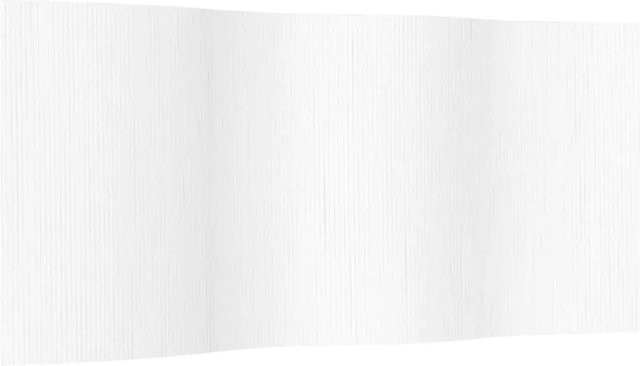 vidaXL Paravent aus Bambus in Weiß, Breite: 400 cm, Höhe: 165 cm - Bild 1