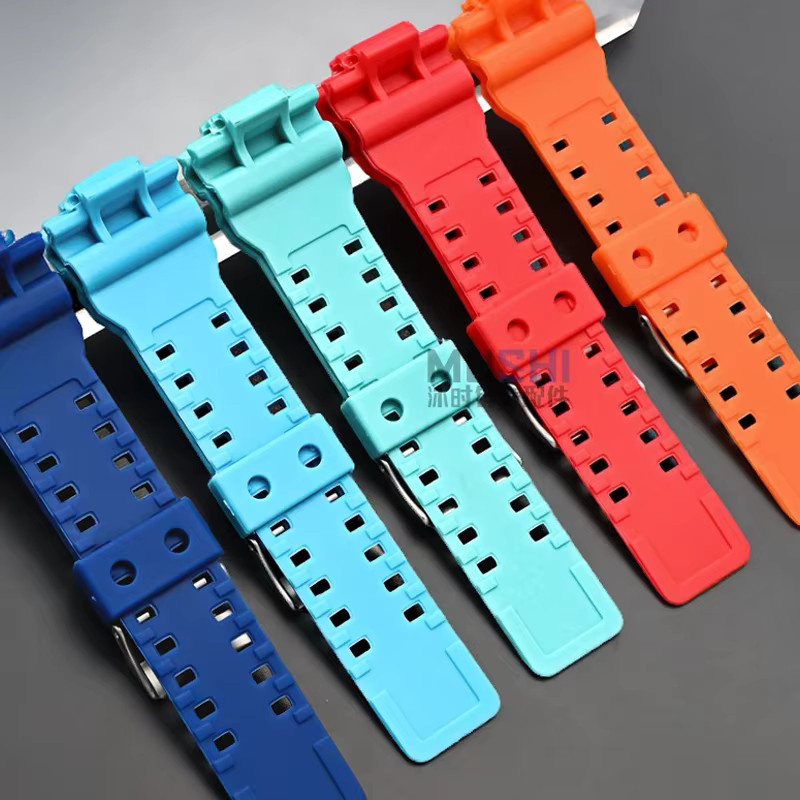 Casio Uhrenarmband Silikon, Bunt - Bild 2