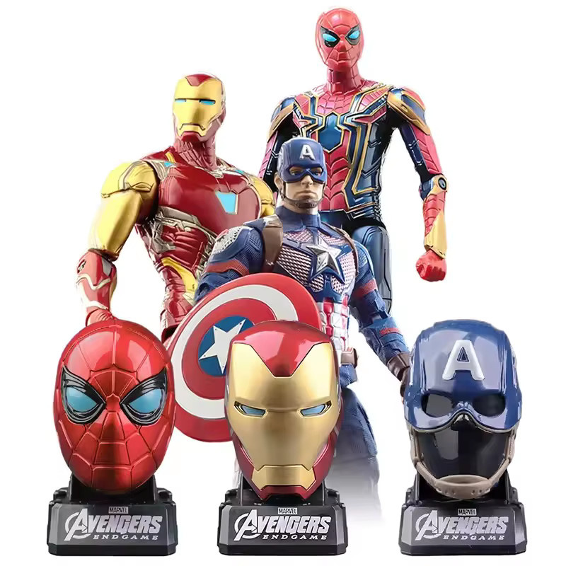 Marvel Actionfigur, Iron Man MK3, Captain America, Modellpuppe - Bild 1