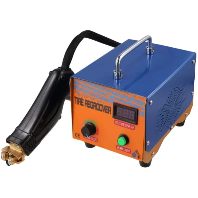 Podofo Digitaler Reifenprofiltiefenfräser 1000W Elektrische Gummischneidemaschine in Blau - Bild 5