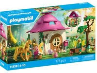 PLAYMOBIL Magic Unicorns Feenzuhause mit Goldeinhorn und Stall Konstruktionsspielzeug - Bild 1