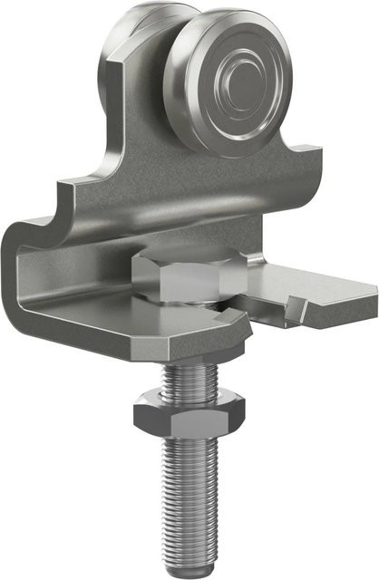 FeNau Einfachrolle Schiebetor MEA Gr. 4 von MEA Metal Applications, verzinkt, Farbe: Silber, Durchmesser: 59 mm, Tragkraft bis 800 kg - Bild 1
