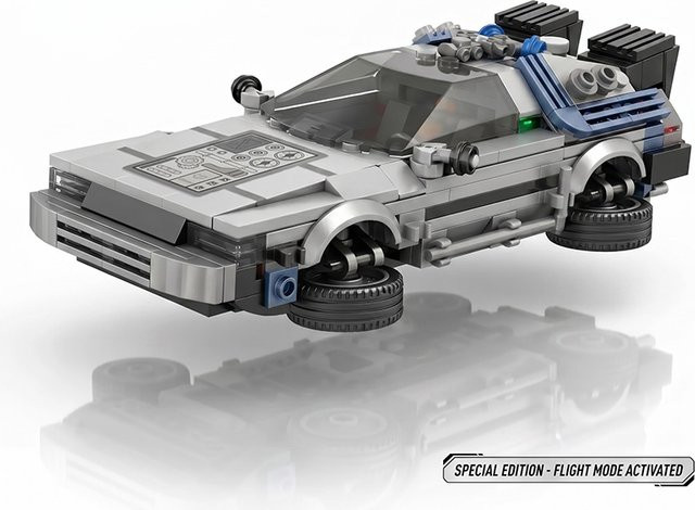 GSF Zurück in die Zukunft Zeitmaschine, Rennwagen-Bausteine, ab 10 Jahren - Bild 1