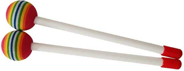 TOMTOP JMS Kinder Drumsticks, Leuchtende Farbe, Kunststoff, 2-teiliges Set - Bild 1