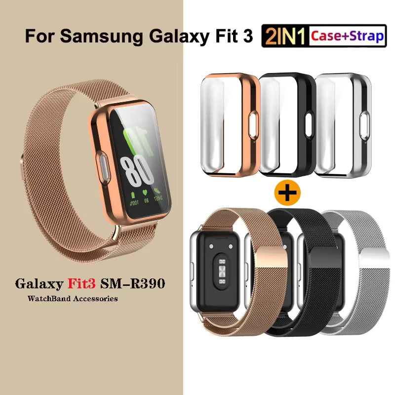 Samsung Armband und Hülle für Samsung Galaxy Fit 3, Schwarz - Bild 5