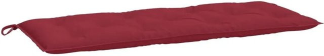 vidaXL Gartenbank-Auflage aus Oxford-Gewebe in Weinrot, B/T/H: 120 x 50 x 7 cm - Bild 1