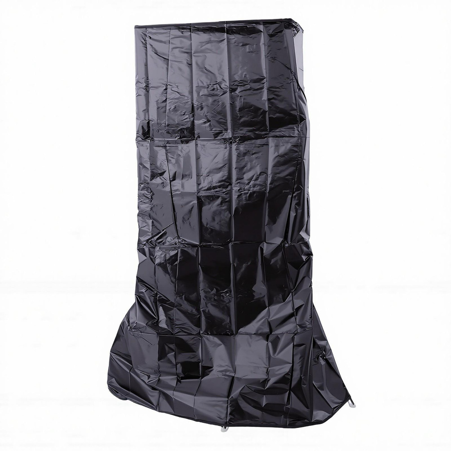 KaiSai Outdoor-Umkleidekabine aus Oxford-Gewebe, wetterfestes tragbares Duschzelt in Schwarz, H: 180 cm, B: 100 cm, T: 100 cm - Bild 3