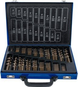 BGS Technic Spiralbohrer-Satz HSS mit 5% Cobalt-Legierung, 170-teilig, Multicolor - Bild 1