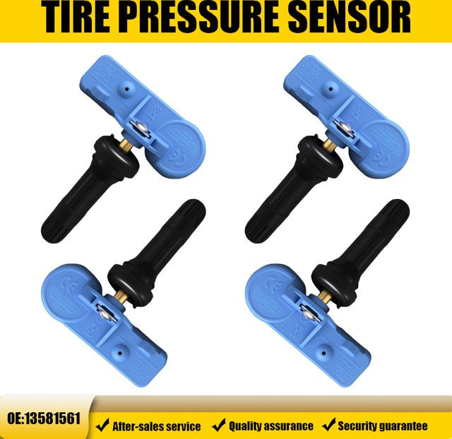ANWAYTECH Reifendrucksensor TPMS 433MHz in Blau passend für Hummer, Opel Corsa Van, Adam und Chevrolet Cobalt, Malibu, Ersatz für 13581561 - Bild 1