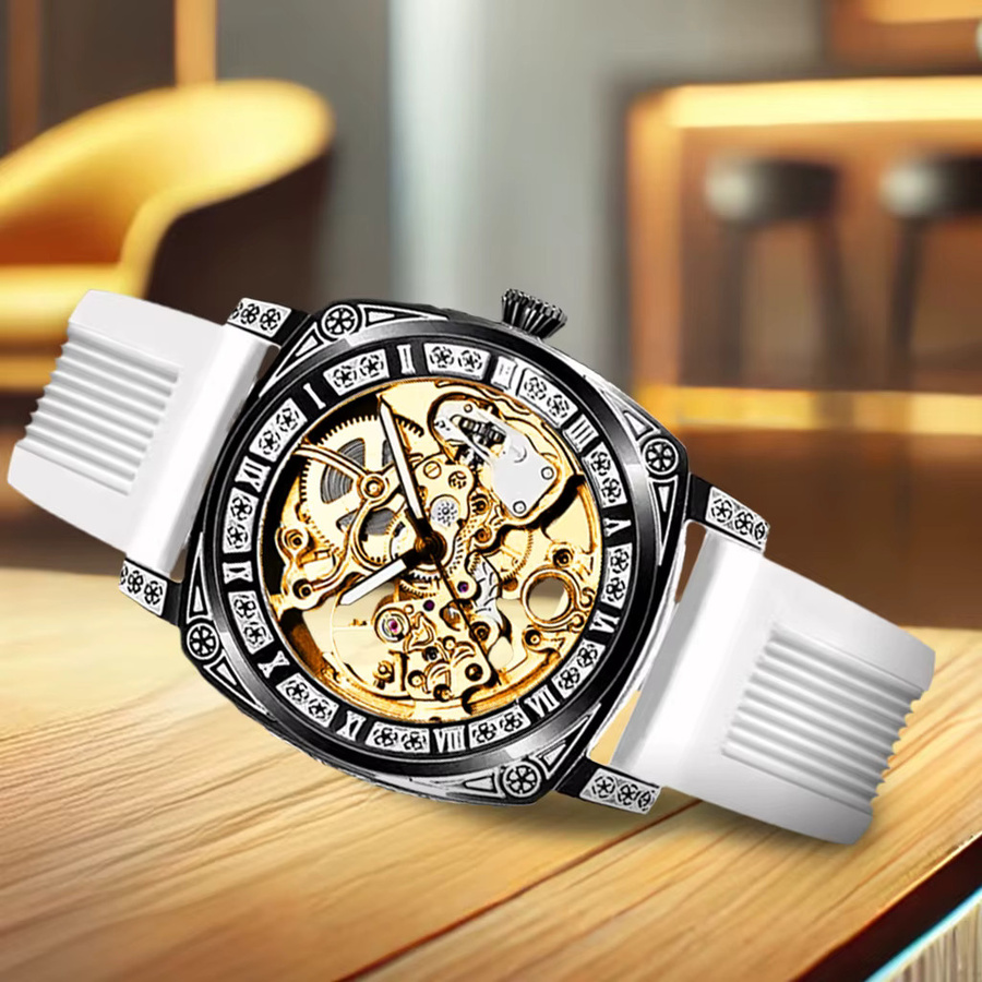 CAROTIF Armbanduhr, mechanische Tourbillon, Herren - Bild 5