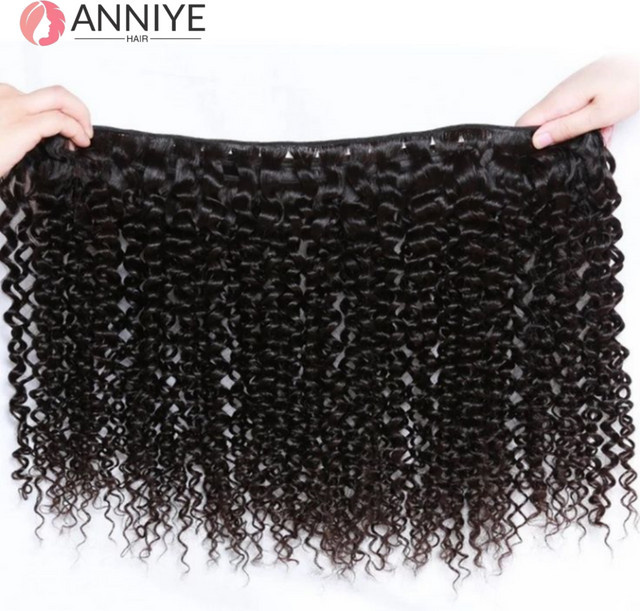 ANNIYE Hair Kinky Curly Echthaarverlängerungen, Damen - Bild 1