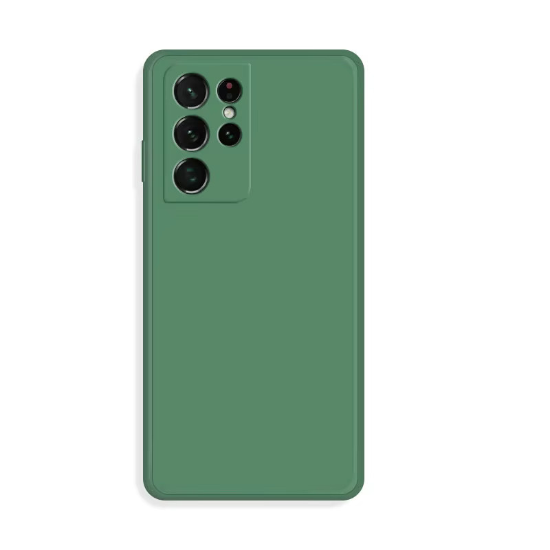 Flüssigsilikon-Schutzhülle für Samsung Galaxy Modelle in Purple und Green - Bild 3