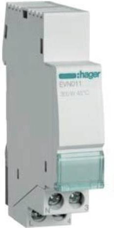 Hager EVN011 Hutschienen Dimmer in Grau für LED, Glühlampen und Halogenlampen - Bild 1