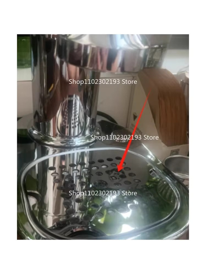 La Pavoni Metalltablett für Abwasserbox und Zugstange 51 mm in Silber - Bild 4