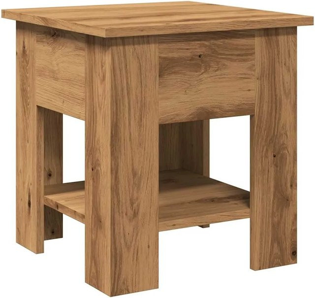 vidaXL Couchtisch Artisan-Eiche in Braun aus Holzwerkstoff B/T/H: 40 x 40 x 42 cm - Bild 1