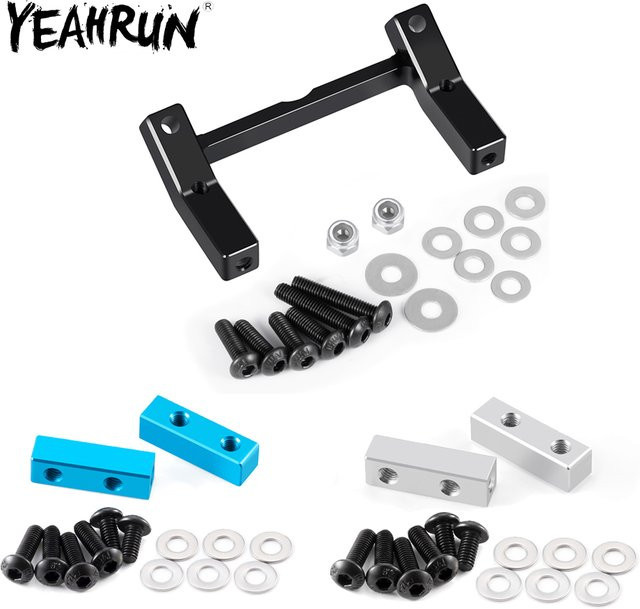 YEAHRUN Servohalterung aus Aluminiumlegierung, Tamiya Lunch Box, 1:12, Blau - Bild 1