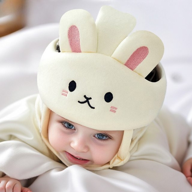 Sicherer Baby-Kopfschutz Helm aus weichem Schaumstoff zum Krabbeln und Laufenlernen für Kleinkinder - Bild 1