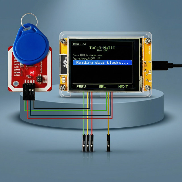 Heltec Automation Bruce CYD 2432S028 ESP32 GNSS ATGM336H NFC PN532 Multicolour mit Wi-Fi, Bluetooth und GPS für sichere drahtlose Netzwerkkommunikation - Bild 1