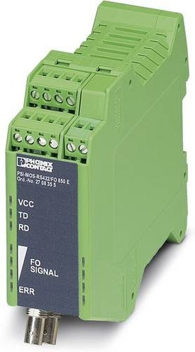 Phoenix Contact LWL-Konverter PSI-MOS-RS422/FO 850 E in Grün - Bild 1