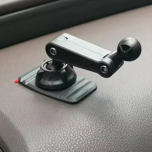 PHONEPACE Kugelkopf-Basis für Auto-Handyhalterung mit Klebehalterung für das Armaturenbrett, Schwarz, 17mm - Bild 1