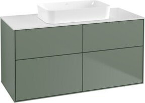 Villeroy & Boch Finion Waschtischunterschrank Wandmontiert, Farbe Weiß, B/H/T: 120 x 50,1 x 60,3 cm - Bild 1