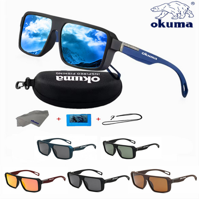 Okuma Sonnenbrille, Sportsonnenbrille, Vollrand, Kunststoff, Schwarz, Unisex - Bild 1