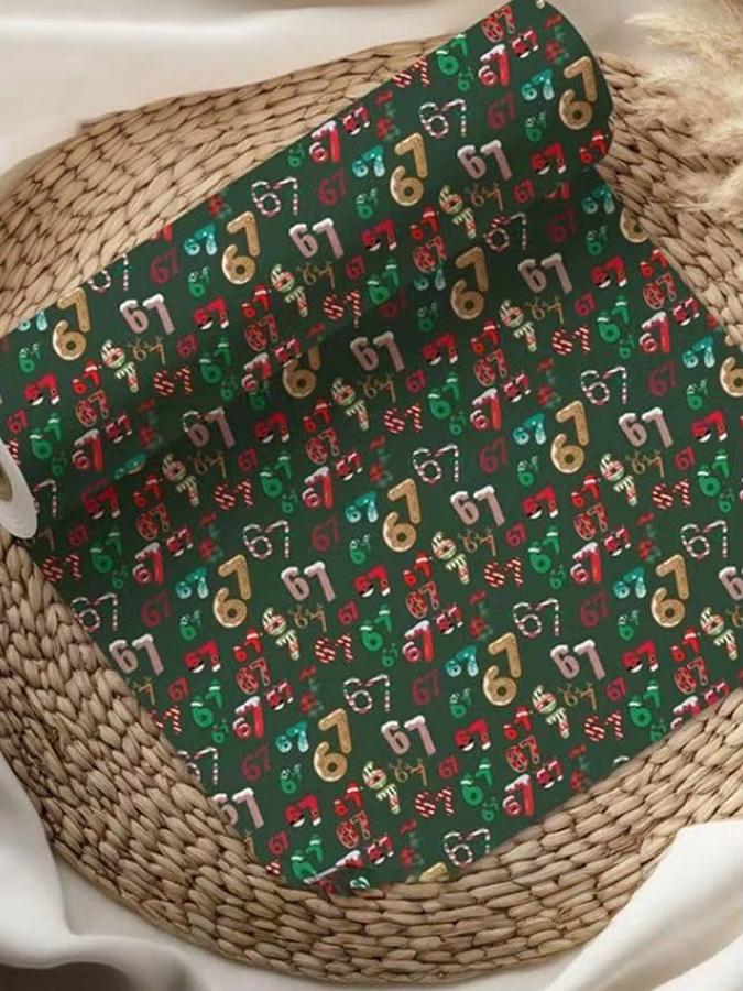 Umweltfreundliches Weihnachtsgeschenkpapier in Grün für Geburtstage und Feiertage - Bild 7