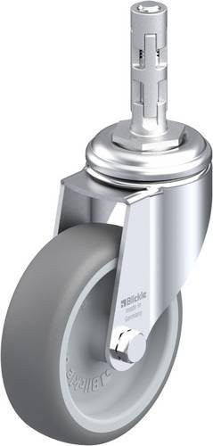 Blickle Lenkrolle LKRA-TPA 101G-11-E11 in Silber, Rad-Durchmesser: 100 mm, Tragfähigkeit: 110 kg - Bild 1