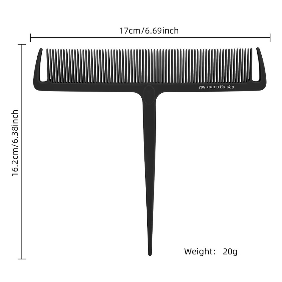 BARBERTOP Haar-Highlight-Kamm, Trennkamm für Foliierung - Bild 6