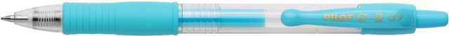 PILOT Gelschreiber G2-7 in Pastellblau mit Edelstahlspitze - Bild 1