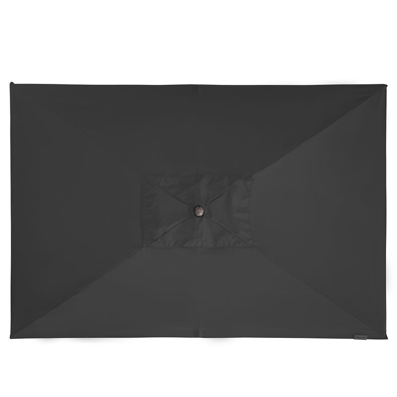Doppler Sonnenschirm Alu Wood Ultra mit Auto Tilt in Anthrazit und Grau, B/T/H: 196 x 258 x 298 cm - Bild 3