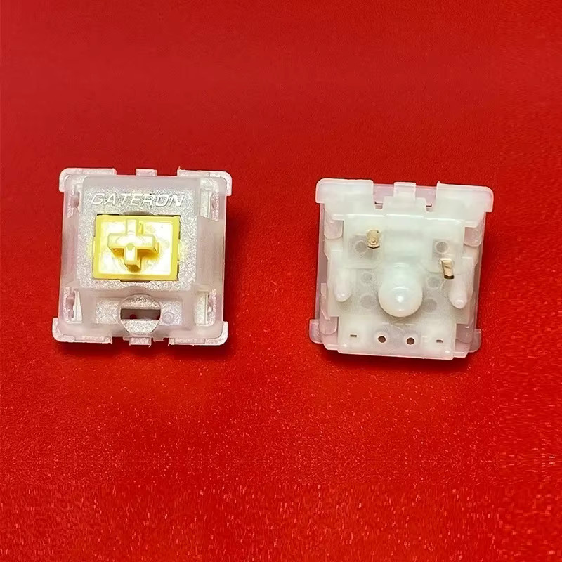 Gateron Milky Pro Gelb Rot Lineare Mechanische Tastaturschalter KS-3 X1 5Pin Lubed für Gaming-Tastaturen - Bild 3