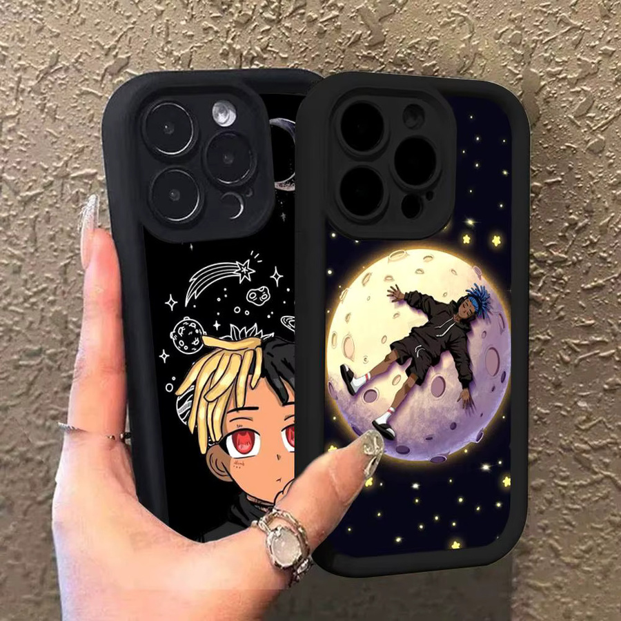 Singer J-Juice WRLD Stoßfeste Candy-Rückabdeckung für iPhone 11 bis iPhone 17 Pro Max in Multicolour - Bild 2