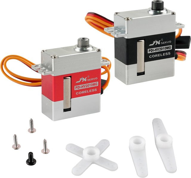 wishiot Digitaler Mini-Servo, bürstenloser Motor, Metall, Schwarz - Bild 1