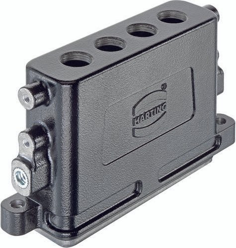 HARTING Sockelgehäuse 19 40 022 0970 19400220970 aus Aluminium in Schwarz - Bild 1