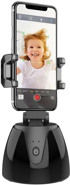 SOUING 360-Grad-Objektverfolgungshalter mit Bluetooth und Selfie-Stick in Grau - Bild 1
