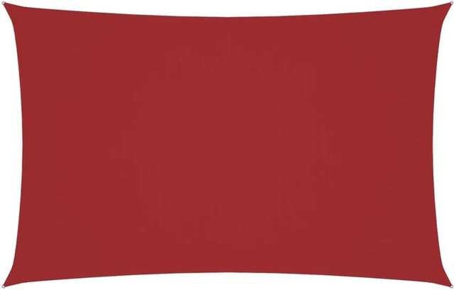 Furnicato Sonnensegel aus Oxford-Gewebe rechteckig in Rot, B: 700 cm, T: 400 cm - Bild 1