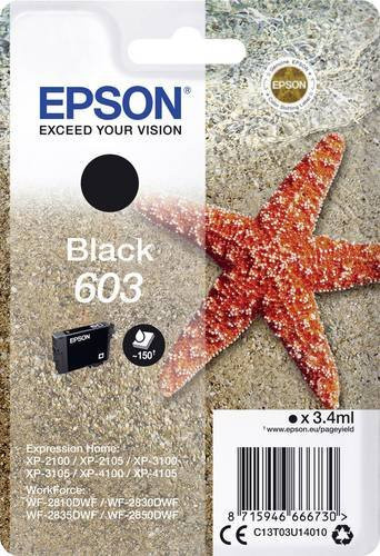 Epson Original Tintenpatrone 603 Schwarz C13T03U14010 - Bild 1