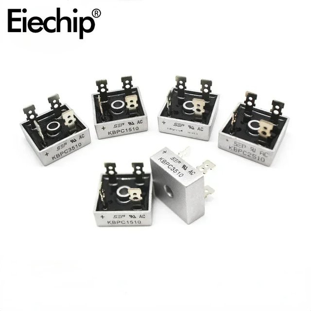 Dioden-Brückengleichrichter Set KBPC3510 KBPC2510 KBPC1510 in Silber für elektronische Komponenten - Bild 1