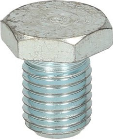 KS Tools Ölablassschraube mit Sechskant 17mm, M12x1,5x14mm, Farbe: Silber, 5er-Pack - Bild 1
