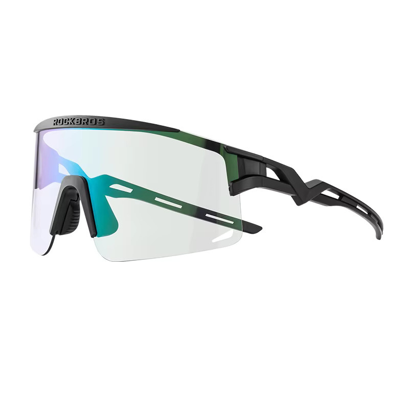 ROCKBROS Sportsonnenbrille, Vollrand, black, Unisex, Kunststoff - Bild 1