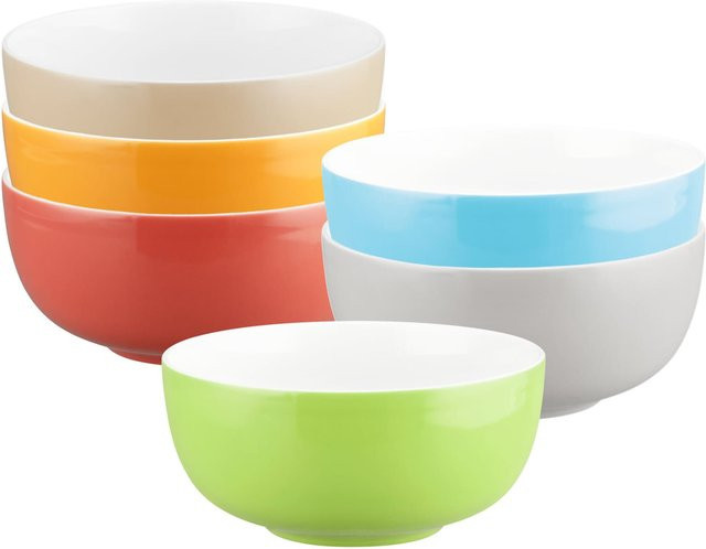 Seltmann Weiden Müslischalen Liberty Pure Colors Multicolour 6er Set Durchmesser: 15 cm - Bild 1