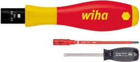 Wiha TorqueVario-S electric Drehmoment-Schraubendreher mit variabel einstellbarer Drehmomentbegrenzung von 0,5-2,0 Nm und 3,8 mm Bitgröße in Rot-Gelb-Multicolor - Bild 1