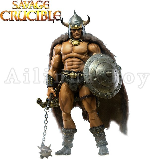 Harbinger Studios Savage Crucible Wave 2 Jaeger Nashom Krieger Actionfigur, 1/12, 7 Zoll - Bild 1