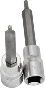 Kraftwerk 1/2" TX-Bit-Stecknuss T27 in Silber, Länge: 100 mm - Bild 1