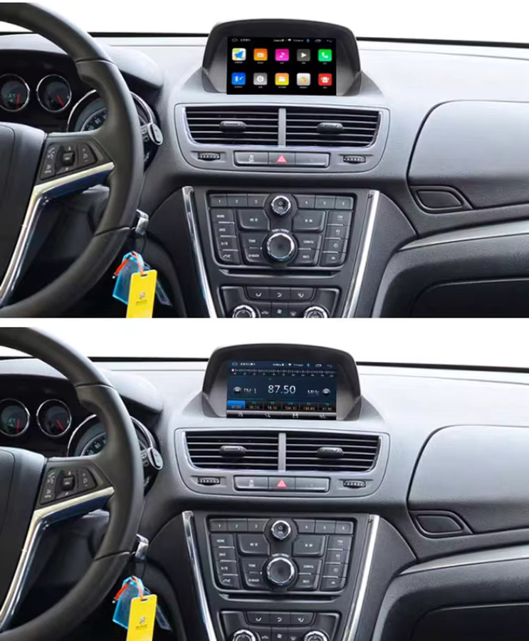 YaYp Android 15 Auto-Multimedia-Stereo mit 8 Zoll Bildschirm, GPS und Carplay für Opel Mokka und Vauxhall Mokka 2012-2016, Schwarz - Bild 2