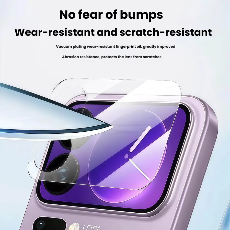 3er-Pack HD-klare Hartglasfolie für Xiaomi 17-Serie und Xiaomi 17 Pro, transparenter Displayschutz mit Anti-Fingerabdruck-Funktion - Bild 3