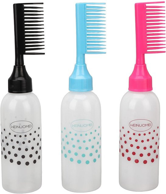 Koogeelife Kamm-Applikatorflasche für Haarfarbe, Weiß, Damen - Bild 1